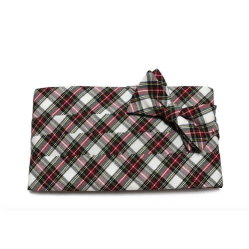 Stewart Dress Tartan Plaid Cummerbund & Bow Tie